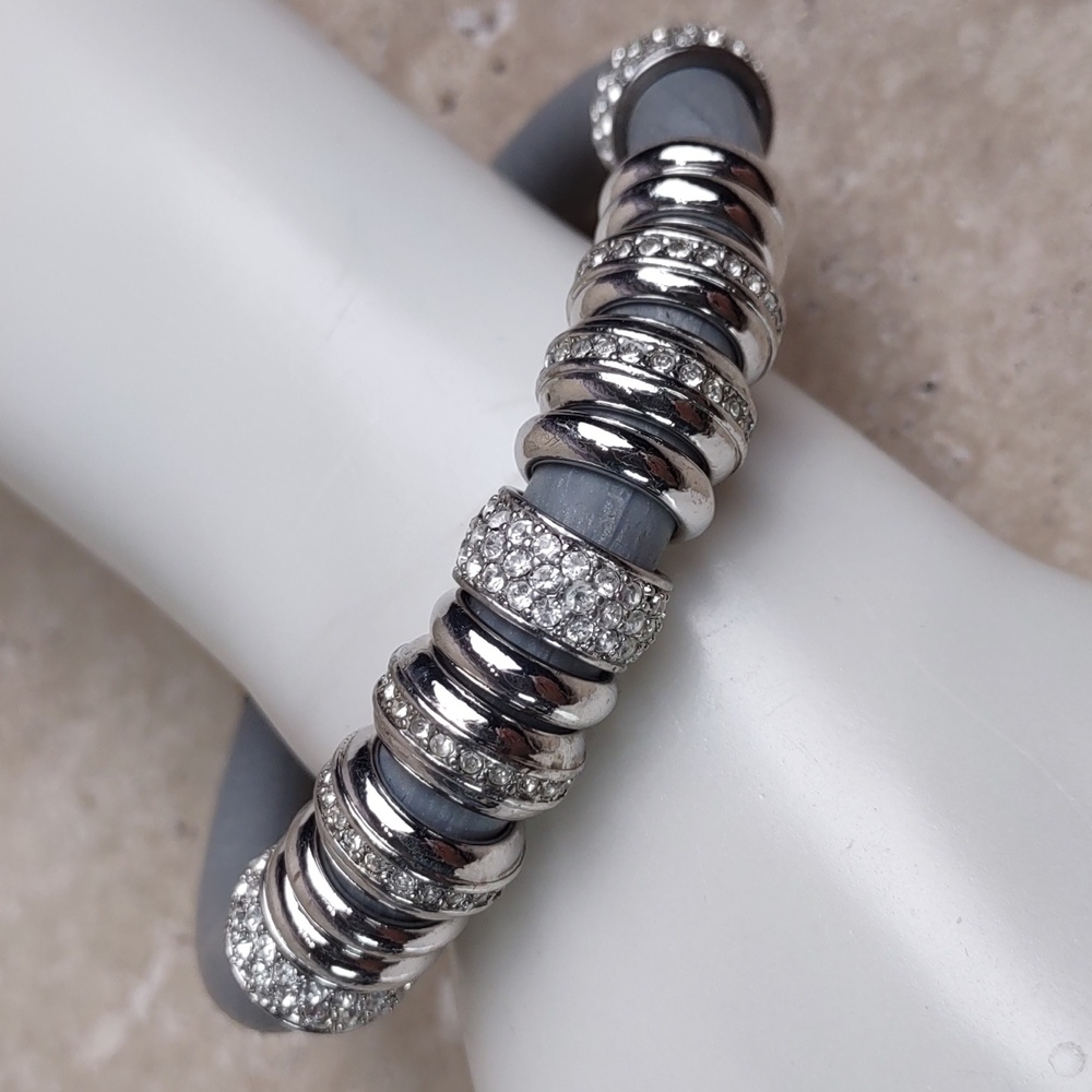 Serena Williams "Rings of Bling" Silicone Rubber Bracelet